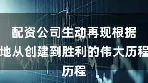 配资公司生动再现根据地从创建到胜利的伟大历程